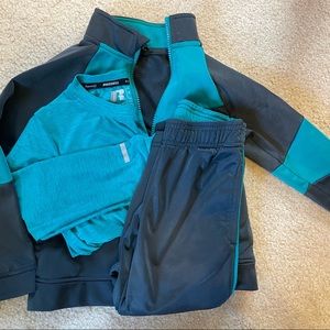Boys tracksuit Russell athletic pants long sleeve shirt and jacket set